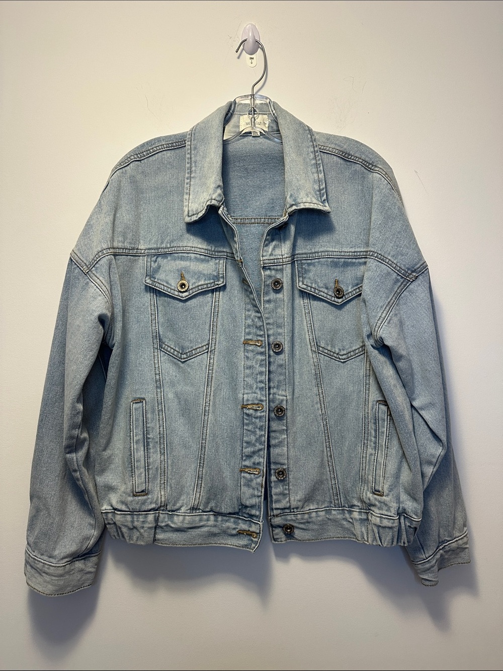 Wishlist Light Wash Blue Denim Jacket